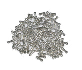 Silver ball dangle charms beads latkan jhumki/Necklace and Bangle metal beads for Jewellery Making. LOOP-019